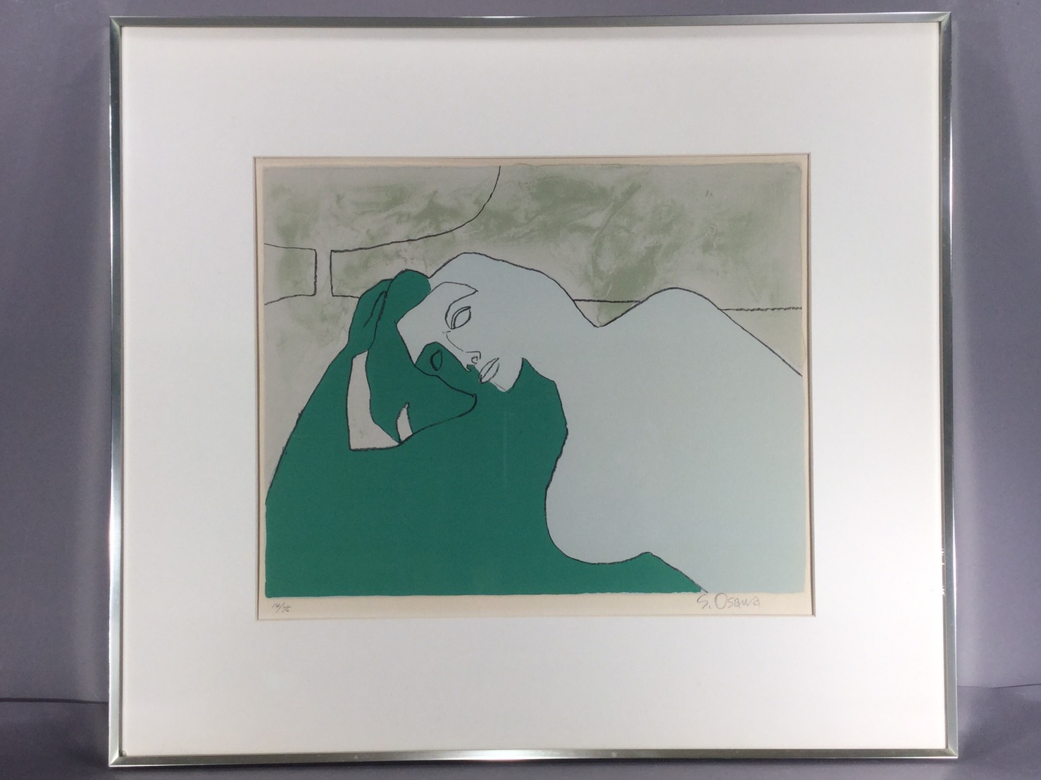 大沢昌助/版画(リトグラフ)【小】/額装済 - メルカリ - 版画