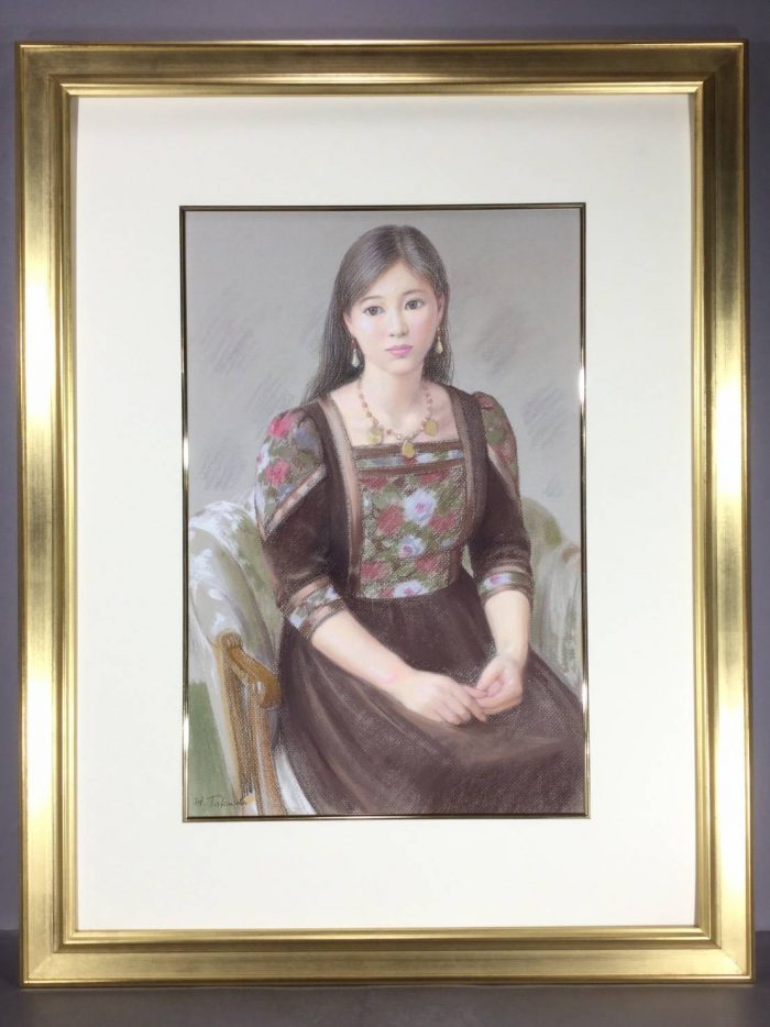 パステル画 徳田宏行 - 岐阜・愛知（名古屋）・三重・滋賀の骨董品 
