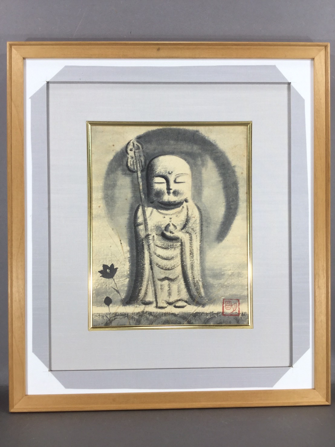 日本画 穐月 明 野の佛 - 岐阜・愛知（名古屋）・三重・滋賀の骨董品・美術品の高価買取ならゴトー・マン